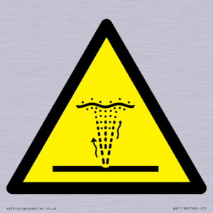 W515 Warning: Geyser (water/air) water jet